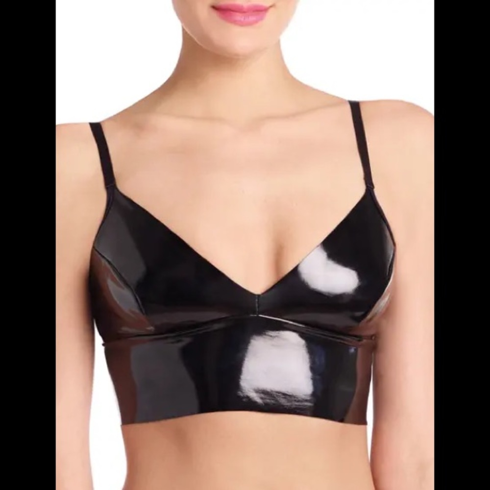 NWOT Commando faux patent leather bralette